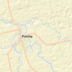 Paisley Street Map