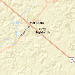 Markdale Street Map