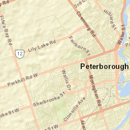 Peterborough Street Map