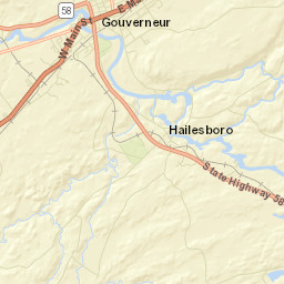 Hailesboro New York Street Map