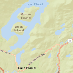 Whiteface New York Street Map