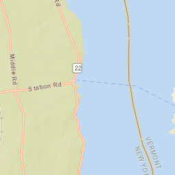 Essex New York Street Map