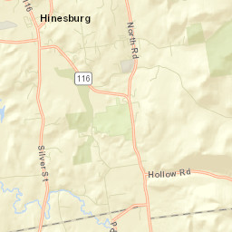 Hinesburg Street Map