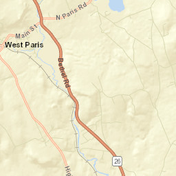 West Paris Street Map