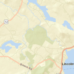 Lincolnville Street Map