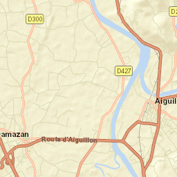 Damazan Street Map