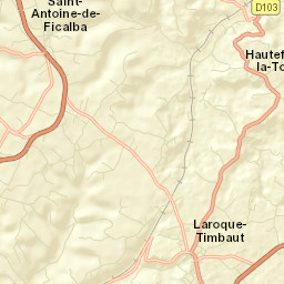 Laroque-Timbaut Street Map