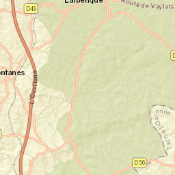 Lalbenque Street Map