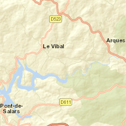 Pont-de-Salars Street Map
