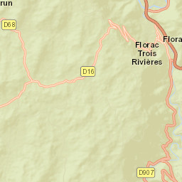 Florac Street Map