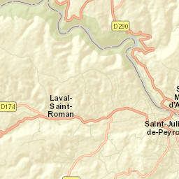 Saint-Julien-de-Peyrolas Street Map