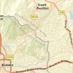 Saint-Restitut Street Map