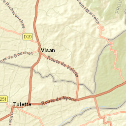 Tulette Street Map