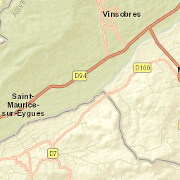 Vinsobres Street Map