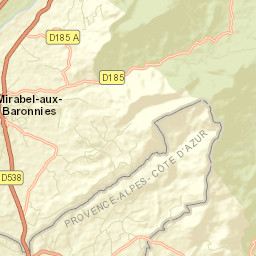 Mirabel-aux-Baronnies Street Map