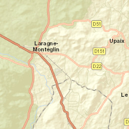 Laragne-Montéglin Street Map