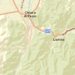 Chiusa di Pesio Street Map