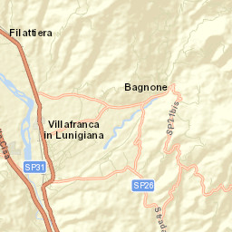 Filattiera Street Map