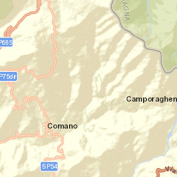 Comano Street Map