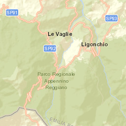 Ligonchio Street Map