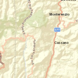 Monterenzio Street Map