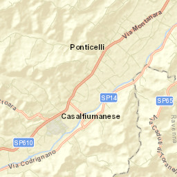 Casalfiumanese Street Map