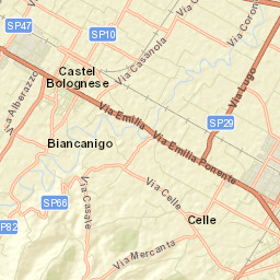 Castel Bolognese Street Map