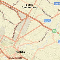 Faenza Street Map