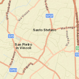 San Pietro In Vincoli Street Map