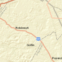 Comuna Robăneşti Street Map