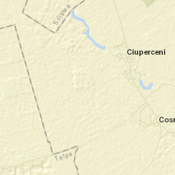 Comuna Cosmeşti Street Map