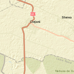 Clejani Street Map