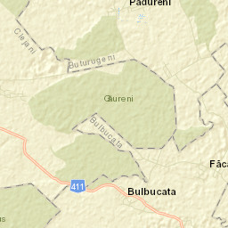 Comuna Bulbucata Street Map