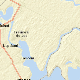 Comuna Frăsinet Street Map