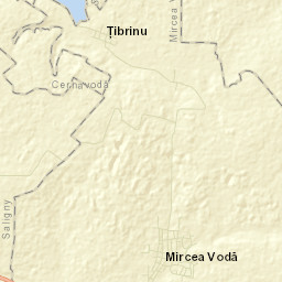 Comuna Mircea Vodă Street Map