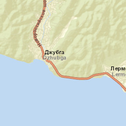 Dzhubga Street Map
