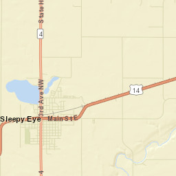 Sleepy Eye Street Map
