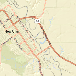 New Ulm Street Map
