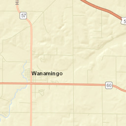 Wanamingo Street Map