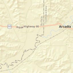 Arcadia Street Map