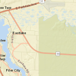 Manistee County Street Map