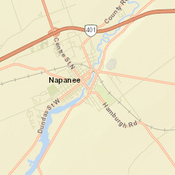 Greater Napanee Street Map
