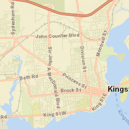 Kingston Street Map