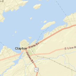 Upper Town Landing New York Street Map