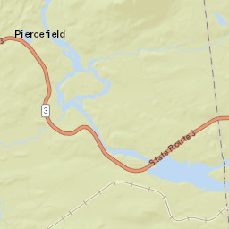 Piercefield New York Street Map
