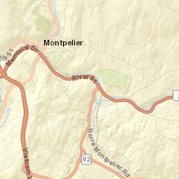 Montpelier Street Map