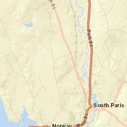 South Paris Street Map