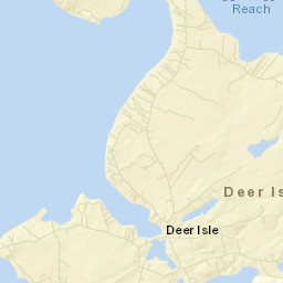 Deer Isle Street Map