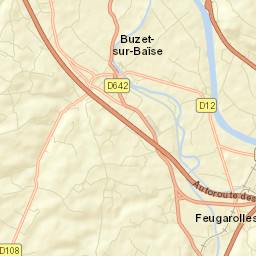 Buzet-sur-Baïse Street Map