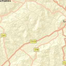 Lauzerte Street Map